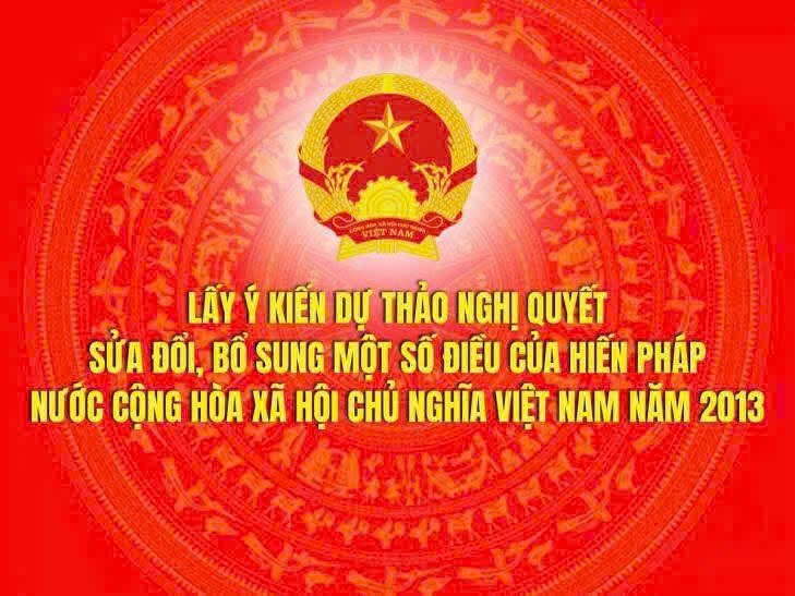 DỰ THẢO NGHỊ QUYẾT SỬA ĐỔI, BỔ SUNG MỘT SỐ ĐIỀU CỦA HIẾN PHÁP NƯỚC CỘNG HÒA XHCN VIỆT NAM